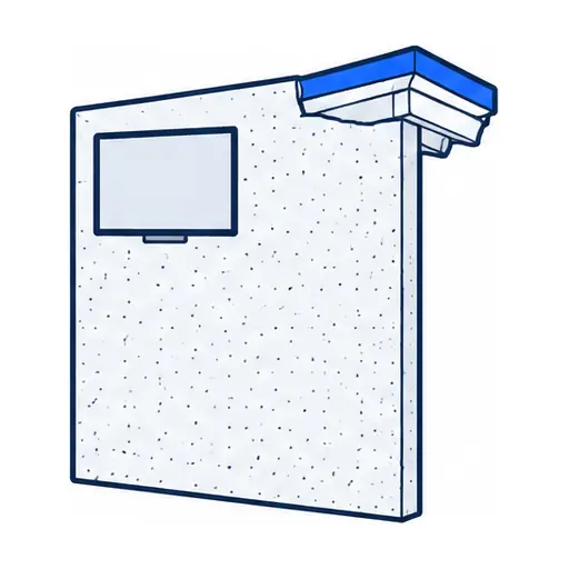 Schematic: Stucco patio or exterior wall