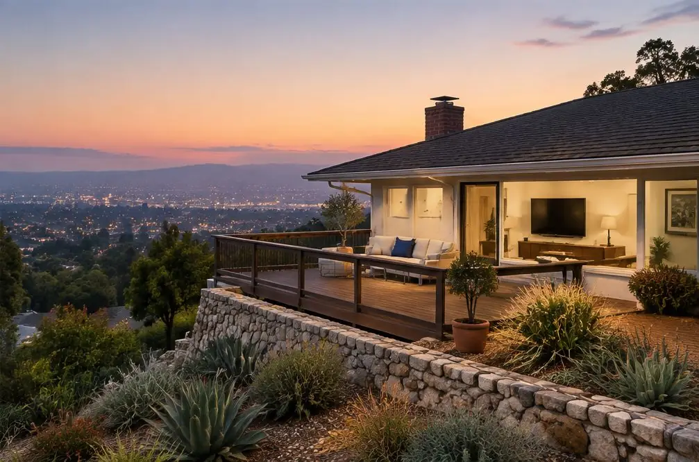 TV mounted in a typical Raymond Hills home — TV Mounting Line Fullerton